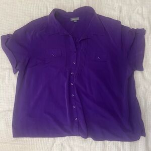 Essentials Rich Purple Blouse